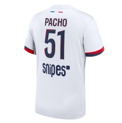 Strój piłkarski Paris Saint-Germain Willian Pacho #51 Koszulka Wyjazdowej 2025-26 Krótki Rękaw