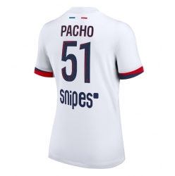 Strój piłkarski Paris Saint-Germain Willian Pacho #51 Koszulka Wyjazdowej damskie 2025-26 Krótki Rękaw