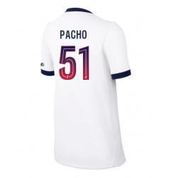 Strój piłkarski Paris Saint-Germain Willian Pacho #51 Koszulka Wyjazdowej damskie 2026-27 Krótki Rękaw
