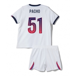 Strój piłkarski Paris Saint-Germain Willian Pacho #51 Koszulka Wyjazdowej dziecięce 2026-27 Krótki Rękaw (+ Krótkie spodenki)