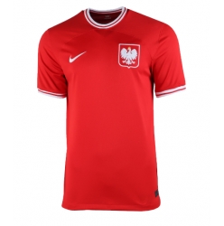 Strój piłkarski Polska Koszulka Wyjazdowej damskie MŚ 2022 Krótki Rękaw