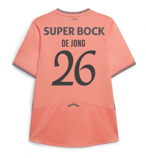 Strój piłkarski Porto Luuk de Jong #26 Koszulka Wyjazdowej 2025-26 Krótki Rękaw Strój piłkarski Porto Luuk de Jong #26 Koszulka Wyjazdowej 2025-26 Krótki Rękaw