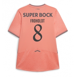 Strój piłkarski Porto Victor Froholdt #8 Koszulka Wyjazdowej 2025-26 Krótki Rękaw