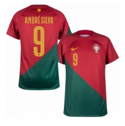 Strój piłkarski Portugalia Andre Silva #9 Koszulka Podstawowej MŚ 2022 Krótki Rękaw