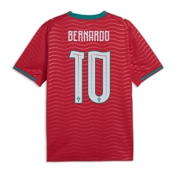 Strój piłkarski Portugalia Bernardo Silva #10 Koszulka Podstawowej MŚ 2026 Krótki Rękaw