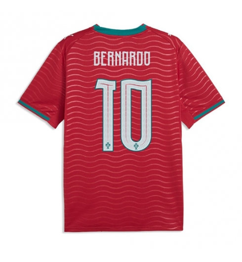 Strój piłkarski Portugalia Bernardo Silva #10 Koszulka Podstawowej MŚ 2026 Krótki Rękaw Strój piłkarski Portugalia Bernardo Silva #10 Koszulka Podstawowej MŚ 2026 Krótki Rękaw