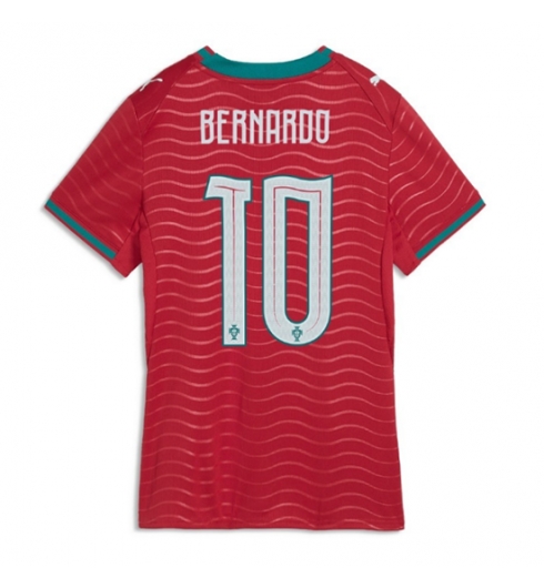 Strój piłkarski Portugalia Bernardo Silva #10 Koszulka Podstawowej damskie MŚ 2026 Krótki Rękaw Strój piłkarski Portugalia Bernardo Silva #10 Koszulka Podstawowej damskie MŚ 2026 Krótki Rękaw
