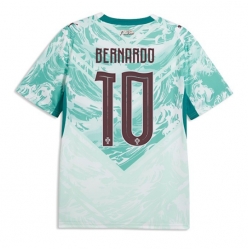 Strój piłkarski Portugalia Bernardo Silva #10 Koszulka Wyjazdowej MŚ 2026 Krótki Rękaw