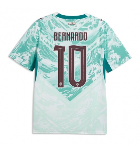 Strój piłkarski Portugalia Bernardo Silva #10 Koszulka Wyjazdowej MŚ 2026 Krótki Rękaw Strój piłkarski Portugalia Bernardo Silva #10 Koszulka Wyjazdowej MŚ 2026 Krótki Rękaw
