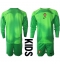 Strój piłkarski Portugalia Bramkarskie Koszulka Podstawowej dziecięce MŚ 2022 Długi Rękaw (+ Krótkie spodenki)