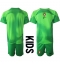 Strój piłkarski Portugalia Bramkarskie Koszulka Podstawowej dziecięce MŚ 2022 Krótki Rękaw (+ Krótkie spodenki)