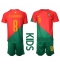 Strój piłkarski Portugalia Bruno Fernandes #8 Koszulka Podstawowej dziecięce MŚ 2022 Krótki Rękaw (+ Krótkie spodenki)