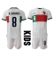 Strój piłkarski Portugalia Bruno Fernandes #8 Koszulka Wyjazdowej dziecięce MŚ 2022 Krótki Rękaw (+ Krótkie spodenki)