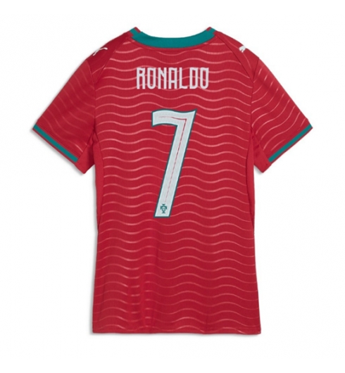 Strój piłkarski Portugalia Cristiano Ronaldo #7 Koszulka Podstawowej damskie MŚ 2026 Krótki Rękaw Strój piłkarski Portugalia Cristiano Ronaldo #7 Koszulka Podstawowej damskie MŚ 2026 Krótki Rękaw