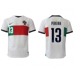 Strój piłkarski Portugalia Danilo Pereira #13 Koszulka Wyjazdowej MŚ 2022 Krótki Rękaw