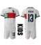 Strój piłkarski Portugalia Danilo Pereira #13 Koszulka Wyjazdowej dziecięce MŚ 2022 Krótki Rękaw (+ Krótkie spodenki)