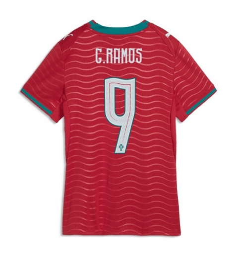 Strój piłkarski Portugalia Goncalo Ramos #9 Koszulka Podstawowej damskie MŚ 2026 Krótki Rękaw Strój piłkarski Portugalia Goncalo Ramos #9 Koszulka Podstawowej damskie MŚ 2026 Krótki Rękaw