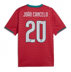 Strój piłkarski Portugalia Joao Cancelo #20 Koszulka Podstawowej MŚ 2026 Krótki Rękaw