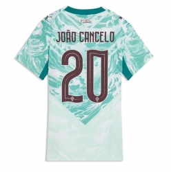 Strój piłkarski Portugalia Joao Cancelo #20 Koszulka Wyjazdowej damskie MŚ 2026 Krótki Rękaw