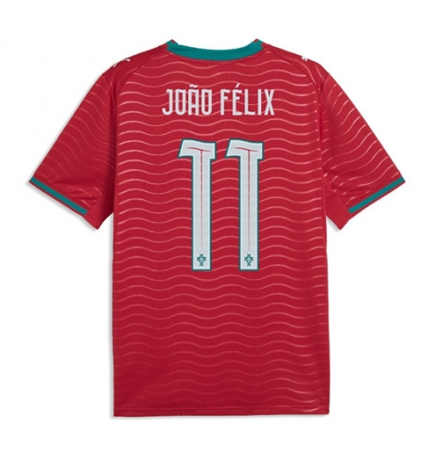 Strój piłkarski Portugalia Joao Felix #11 Koszulka Podstawowej MŚ 2026 Krótki Rękaw Strój piłkarski Portugalia Joao Felix #11 Koszulka Podstawowej MŚ 2026 Krótki Rękaw