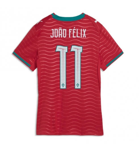 Strój piłkarski Portugalia Joao Felix #11 Koszulka Podstawowej damskie MŚ 2026 Krótki Rękaw Strój piłkarski Portugalia Joao Felix #11 Koszulka Podstawowej damskie MŚ 2026 Krótki Rękaw