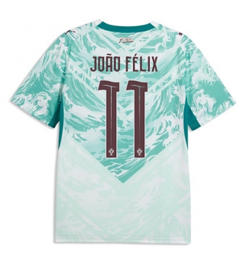 Strój piłkarski Portugalia Joao Felix #11 Koszulka Wyjazdowej MŚ 2026 Krótki Rękaw Strój piłkarski Portugalia Joao Felix #11 Koszulka Wyjazdowej MŚ 2026 Krótki Rękaw