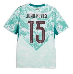 Strój piłkarski Portugalia Joao Neves #15 Koszulka Wyjazdowej MŚ 2026 Krótki Rękaw