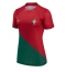 Strój piłkarski Portugalia Koszulka Podstawowej damskie MŚ 2022 Krótki Rękaw