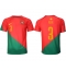 Strój piłkarski Portugalia Pepe #3 Koszulka Podstawowej MŚ 2022 Krótki Rękaw