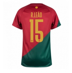 Strój piłkarski Portugalia Rafael Leao #15 Koszulka Podstawowej MŚ 2022 Krótki Rękaw