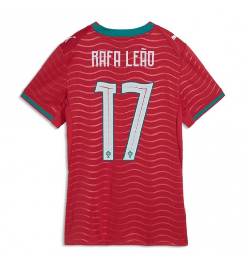 Strój piłkarski Portugalia Rafael Leao #17 Koszulka Podstawowej damskie MŚ 2026 Krótki Rękaw Strój piłkarski Portugalia Rafael Leao #17 Koszulka Podstawowej damskie MŚ 2026 Krótki Rękaw