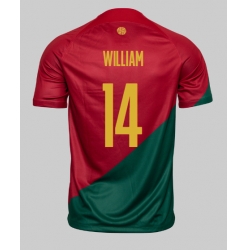 Strój piłkarski Portugalia William Carvalho #14 Koszulka Podstawowej MŚ 2022 Krótki Rękaw