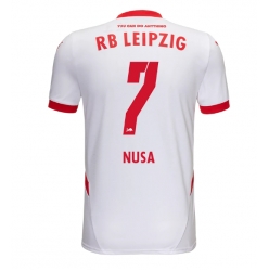 Strój piłkarski RB Leipzig Antonio Nusa #7 Koszulka Podstawowej 2024-25 Krótki Rękaw