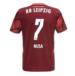 Strój piłkarski RB Leipzig Antonio Nusa #7 Koszulka Wyjazdowej 2024-25 Krótki Rękaw