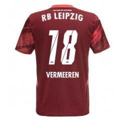 Strój piłkarski RB Leipzig Arthur Vermeeren #18 Koszulka Wyjazdowej 2024-25 Krótki Rękaw