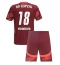 Strój piłkarski RB Leipzig Arthur Vermeeren #18 Koszulka Wyjazdowej dziecięce 2024-25 Krótki Rękaw (+ Krótkie spodenki)