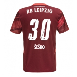 Strój piłkarski RB Leipzig Benjamin Sesko #30 Koszulka Wyjazdowej 2024-25 Krótki Rękaw