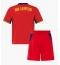 Strój piłkarski RB Leipzig Koszulka Wyjazdowej dziecięce 2026-27 Krótki Rękaw (+ Krótkie spodenki)