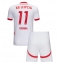 Strój piłkarski RB Leipzig Lois Openda #11 Koszulka Podstawowej dziecięce 2024-25 Krótki Rękaw (+ Krótkie spodenki)