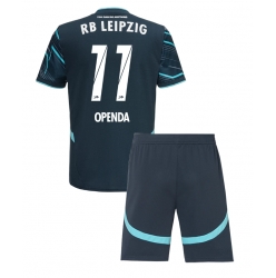 Strój piłkarski RB Leipzig Lois Openda #11 Koszulka Trzeciej dziecięce 2024-25 Krótki Rękaw (+ Krótkie spodenki)
