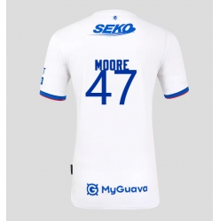 Strój piłkarski Rangers Mikey Moore #47 Koszulka Wyjazdowej 2025-26 Krótki Rękaw