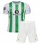 Strój piłkarski Real Betis Koszulka Podstawowej dziecięce 2023-24 Krótki Rękaw (+ Krótkie spodenki)