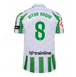 Strój piłkarski Real Betis Vitor Roque #8 Koszulka Podstawowej 2024-25 Krótki Rękaw