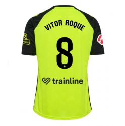 Strój piłkarski Real Betis Vitor Roque #8 Koszulka Wyjazdowej 2024-25 Krótki Rękaw