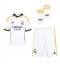 Strój piłkarski Real Madrid Antonio Rudiger #22 Koszulka Podstawowej dziecięce 2023-24 Krótki Rękaw (+ Krótkie spodenki)