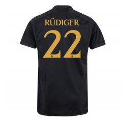 Strój piłkarski Real Madrid Antonio Rudiger #22 Koszulka Trzeciej 2023-24 Krótki Rękaw
