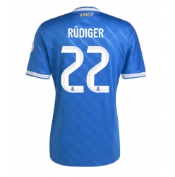 Strój piłkarski Real Madrid Antonio Rudiger #22 Koszulka Trzeciej 2025-26 Krótki Rękaw