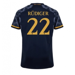 Strój piłkarski Real Madrid Antonio Rudiger #22 Koszulka Wyjazdowej 2023-24 Krótki Rękaw