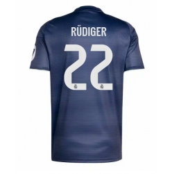 Strój piłkarski Real Madrid Antonio Rudiger #22 Koszulka Wyjazdowej 2025-26 Krótki Rękaw