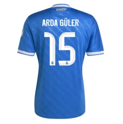 Strój piłkarski Real Madrid Arda Guler #15 Koszulka Trzeciej 2025-26 Krótki Rękaw